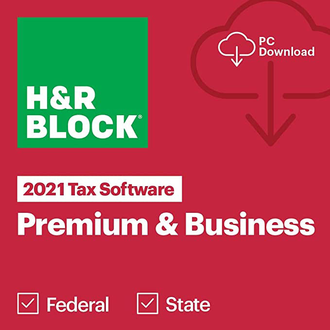 H&R Block Premium and Business 2021 [PC Download Only] 79.95